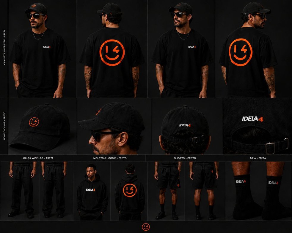 Merch e vestuário